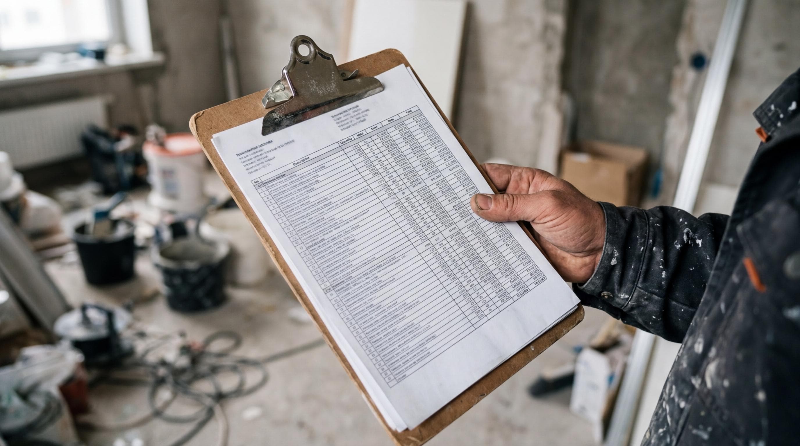 5 признаков хорошей сметы на ремонт